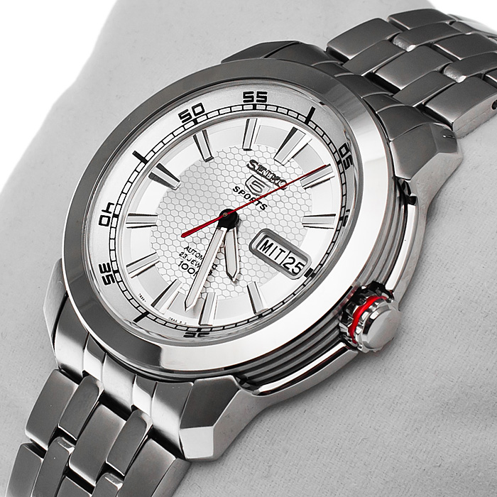 Seiko SNZH61K1 zegarek męski Sports Automat - miniatura 2