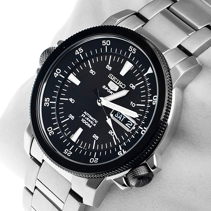 Seiko SNZJ59K1 zegarek męski Sports Automat - miniatura 2