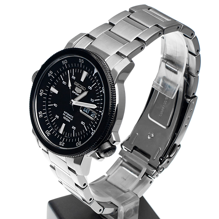 Seiko SNZJ59K1 męski zegarek Sports Automat bransoleta - miniatura 3