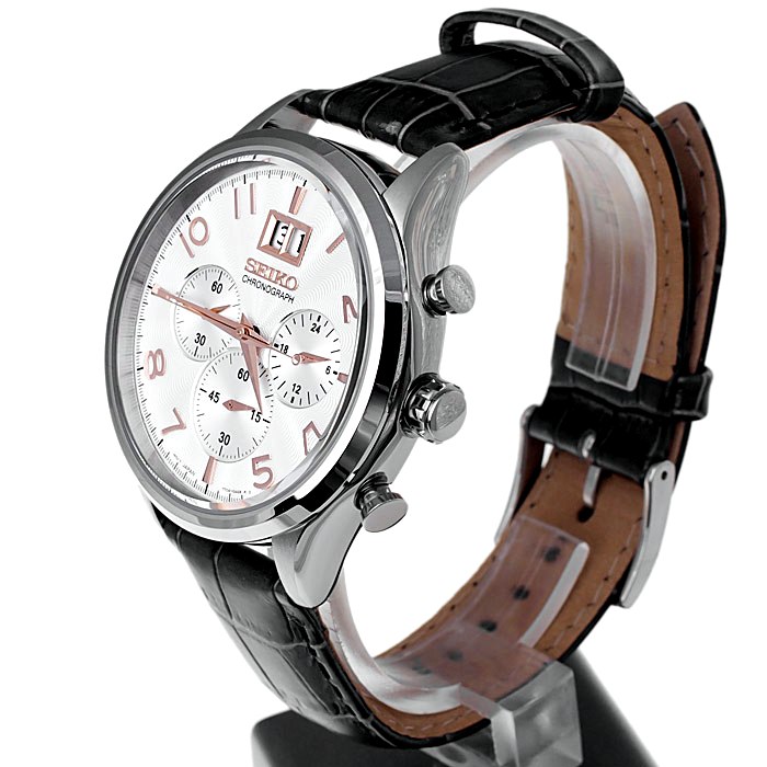 zegarek Seiko SPC087P1 męski z chronograf Chronograph - miniatura 3