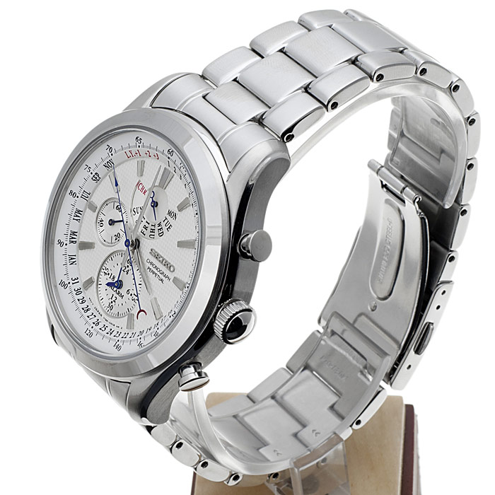 zegarek Seiko SPC123P1 męski z chronograf Chronograph - miniatura 3