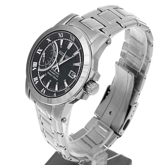 Seiko SRG009P1 męski zegarek Premier bransoleta - miniatura 3