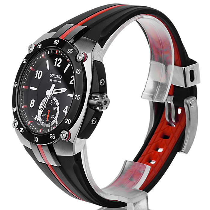 Seiko SRK025P1 męski zegarek Sportura pasek - miniatura 3
