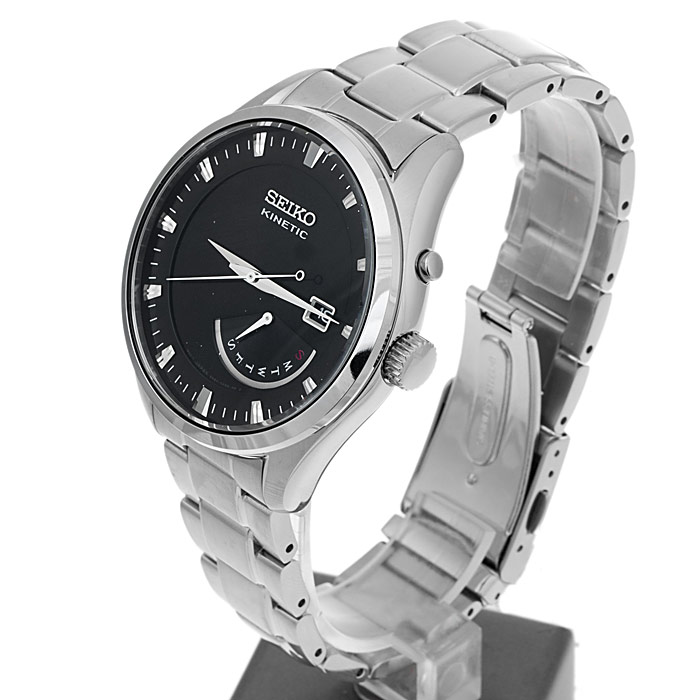 Seiko SRN045P1 męski zegarek Kinetic bransoleta - miniatura 3