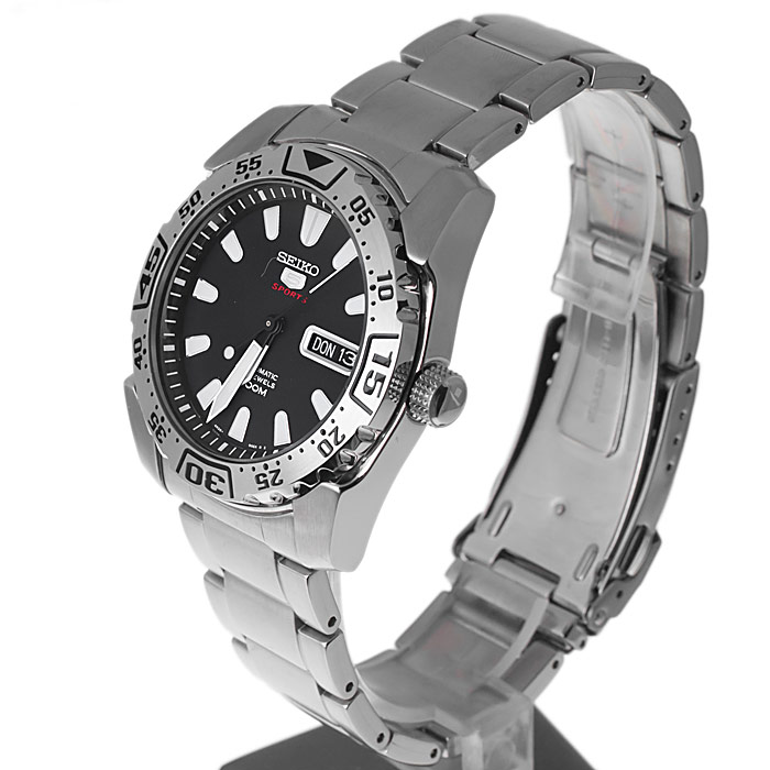 Seiko SRP165K1 męski zegarek Sports Automat bransoleta - miniatura 3