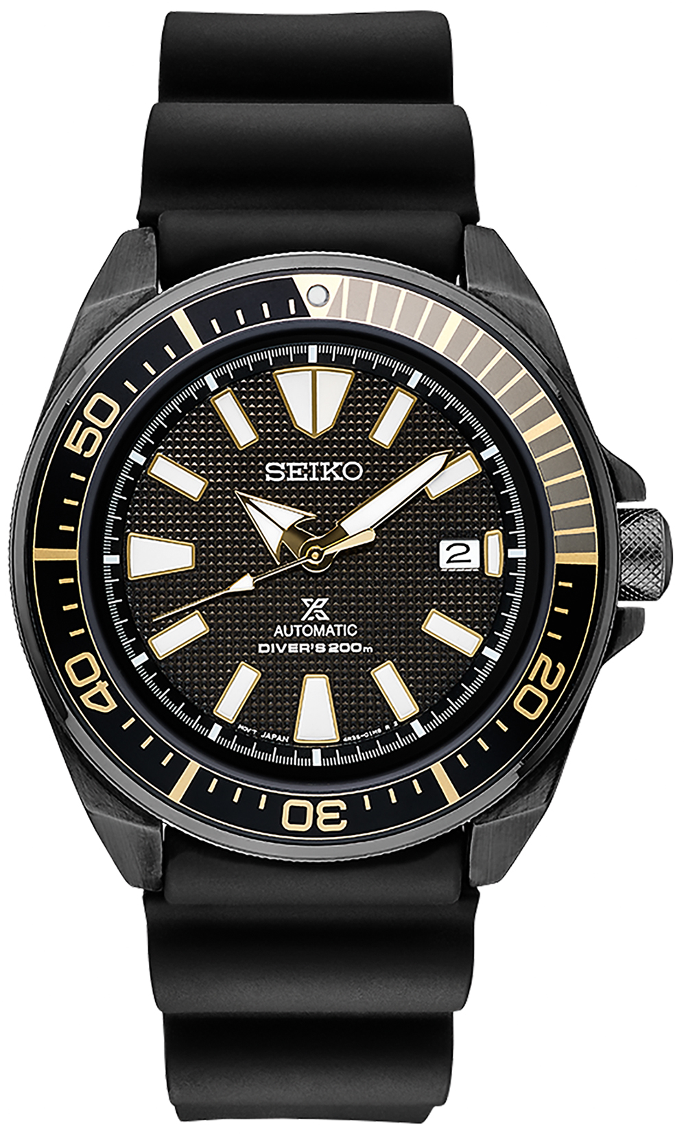 Seiko Prospex Diver's 200m Samurai Automatic Black-Gold SRPB55K1