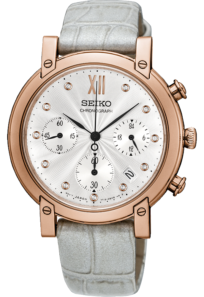 Seiko SRW834P1 Chronograph Chronograph Lady Exclusive Diamonds
