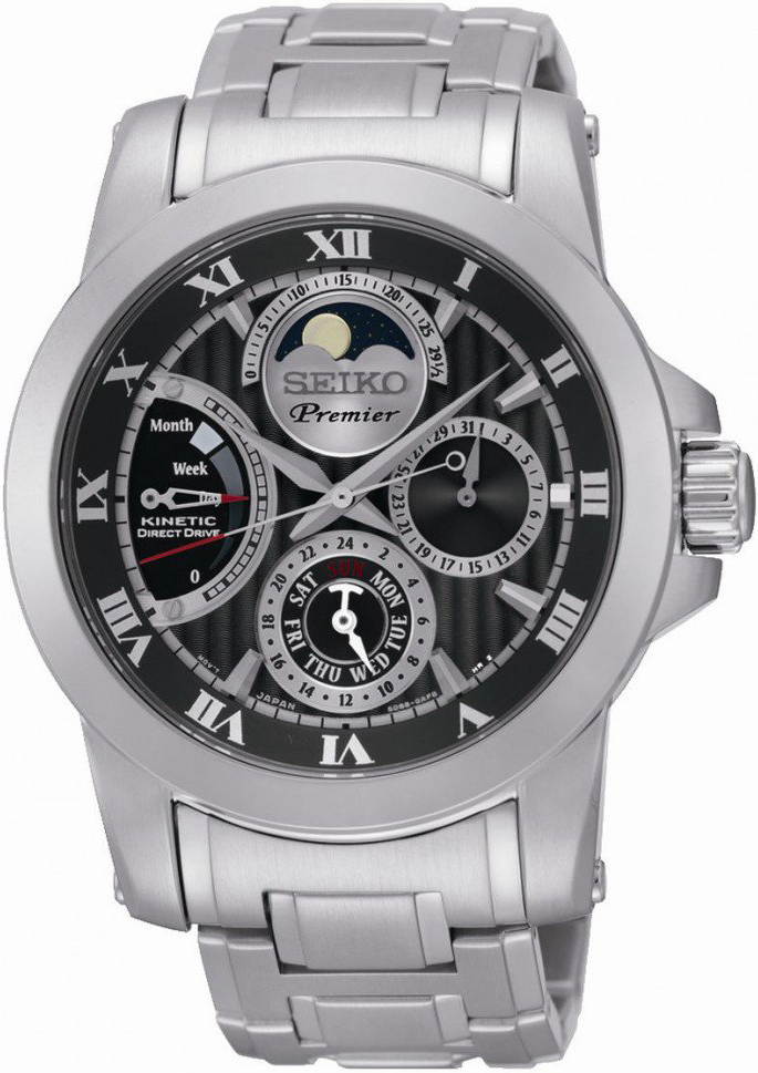 Seiko Kinetic Direct Drive Moon Phase SRX013P1
