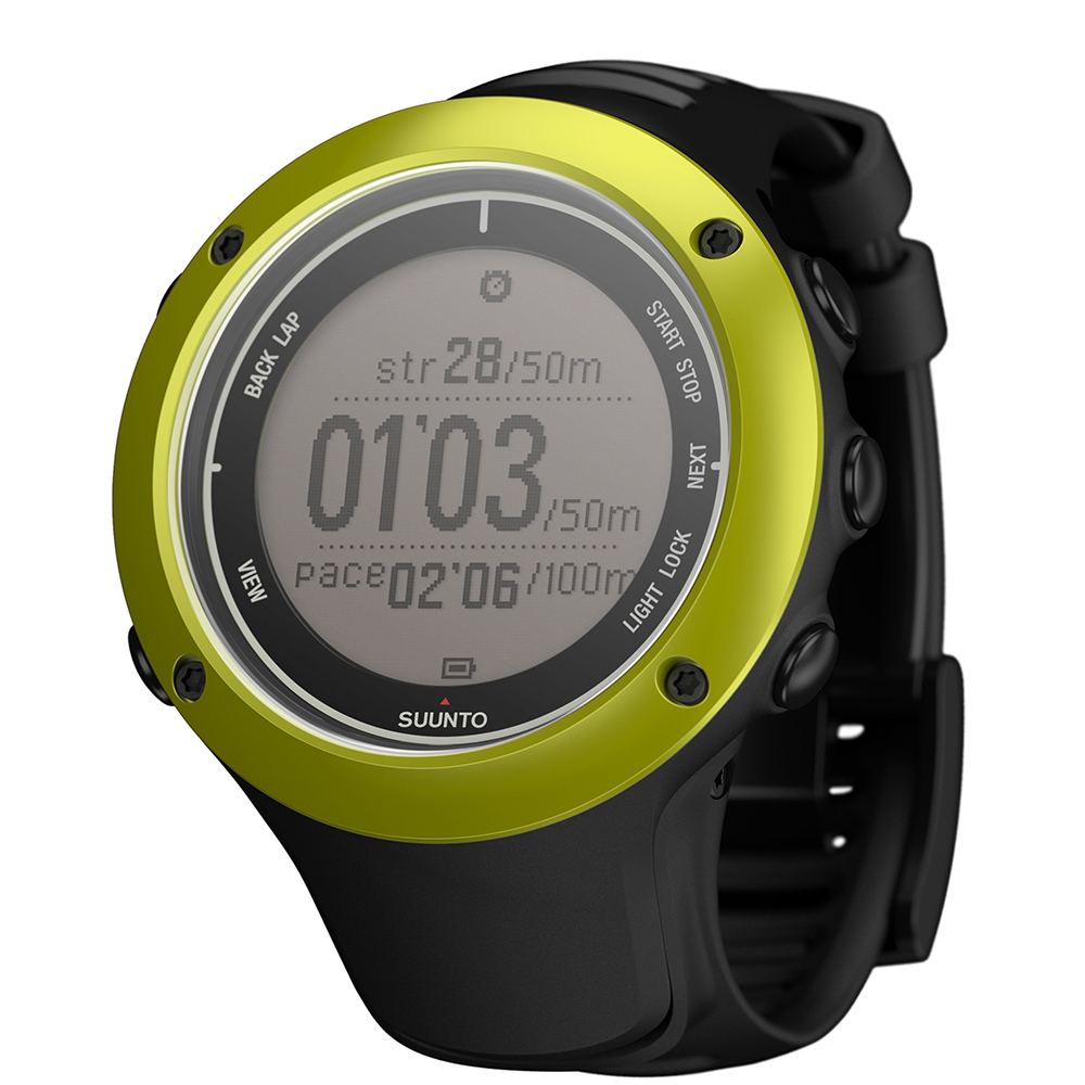 Suunto SS020133000 Ambit3 Ambit2 S Lime HR zegarek męski sportowy mineralne - miniatura 5