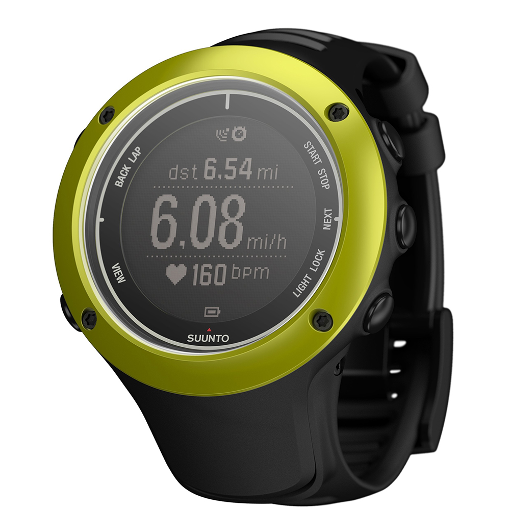 Suunto SS020133000 Ambit2 S Lime HR Ambit3 sportowy zegarek czarny - miniatura 6