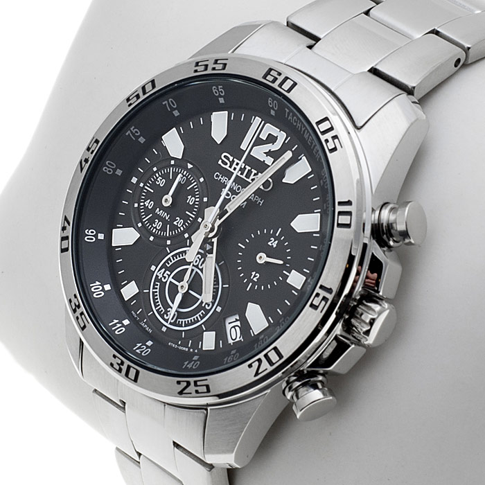 Seiko SSB125P1 zegarek męski Chronograph - miniatura 2