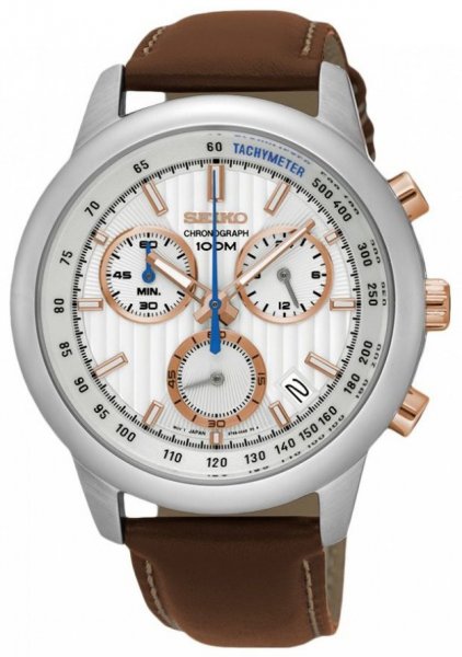 Seiko Chronograph Quartz 100m Classic Neobrite SSB211P1
