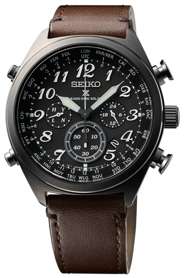 Seiko World Time Solar Chronograph  SSG015P1