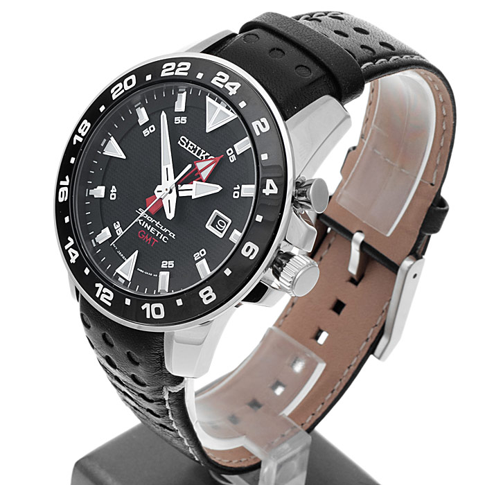 Seiko SUN015P2 męski zegarek Sportura pasek - miniatura 3