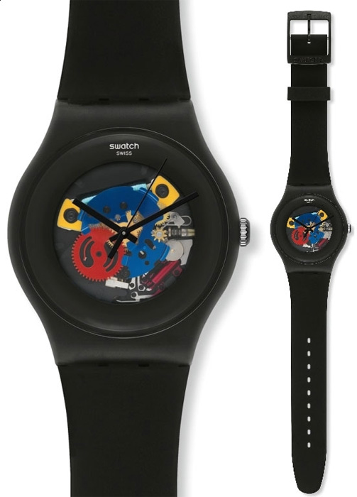 Swatch Black Lacquered SUOB101
