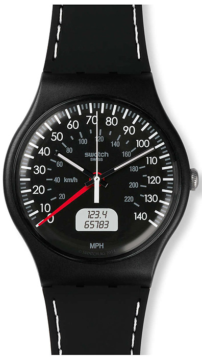 Swatch BLACK BRAKE SUOB117