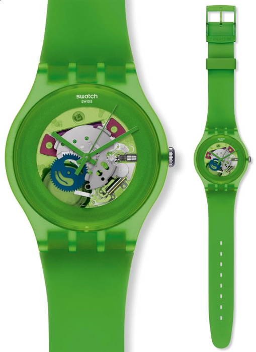 Swatch GREEN LACQUERED SUOG103