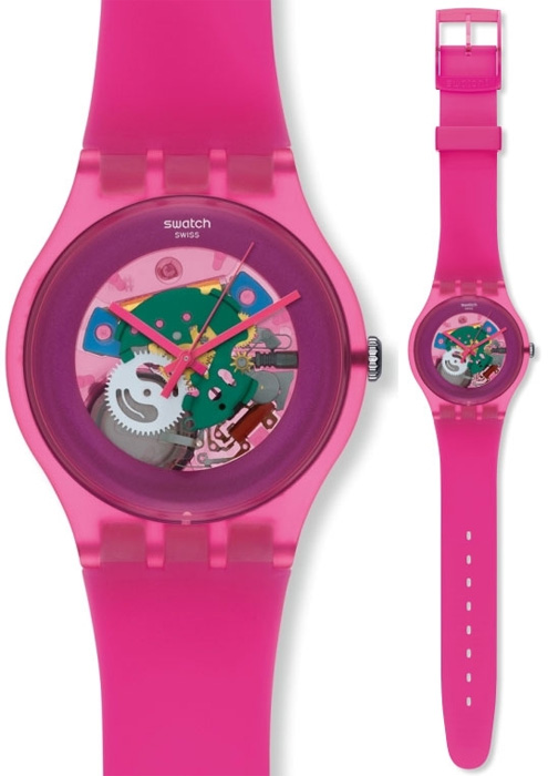 Swatch Pink Lacquered SUOP100