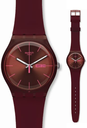 Swatch Burgundy Rebel SUOR702
