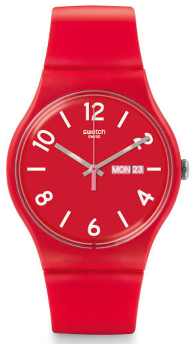 Swatch BACKUP RED SUOR705