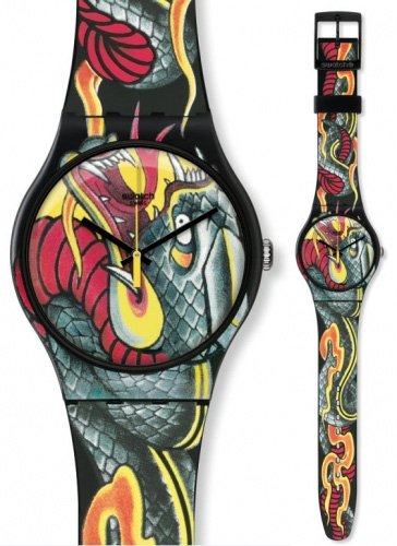 Swatch Swatch and Art - Fired Snake SUOZ151