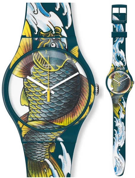 Swatch Waved Koi SUOZ152