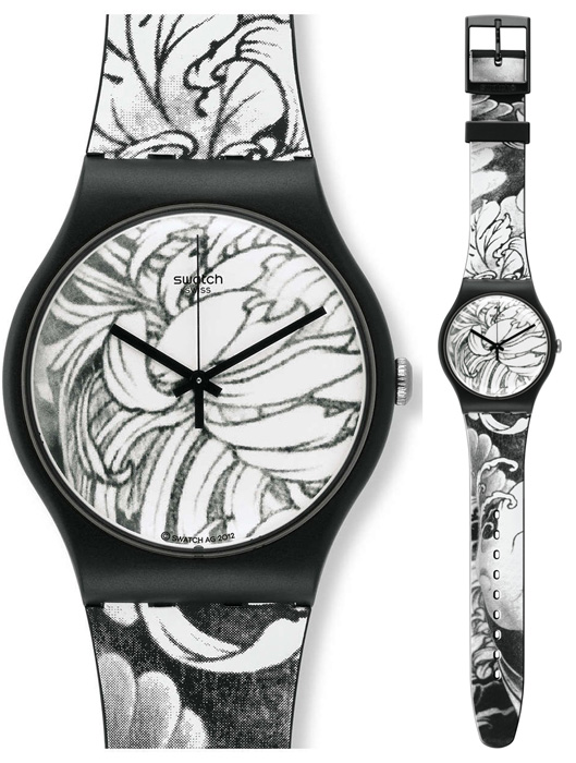 Swatch Dark Graft SUOZ153
