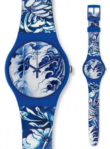 Swatch Blue Graft SUOZ154