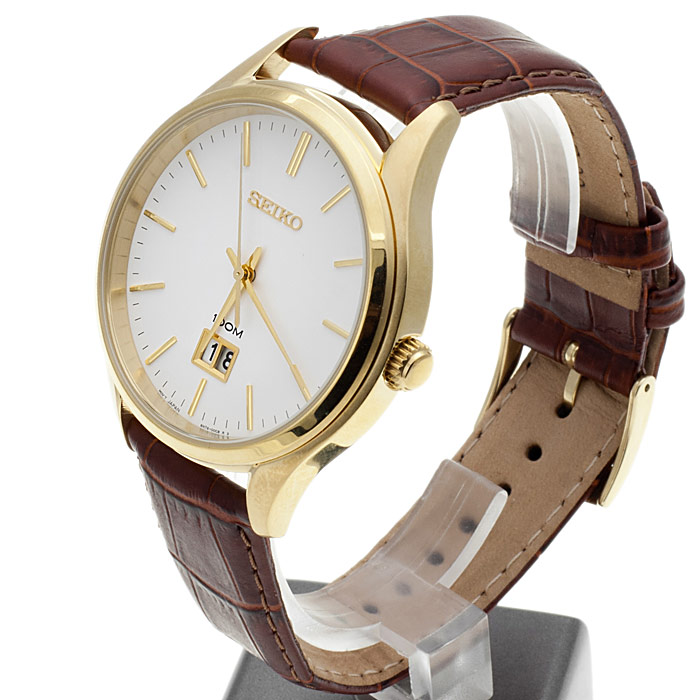 Seiko SUR026P1 męski zegarek Classic pasek - miniatura 3