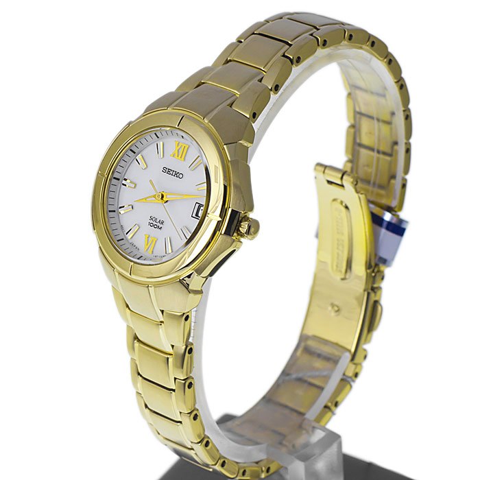 Seiko SUT024P1 damski zegarek Solar bransoleta - miniatura 3
