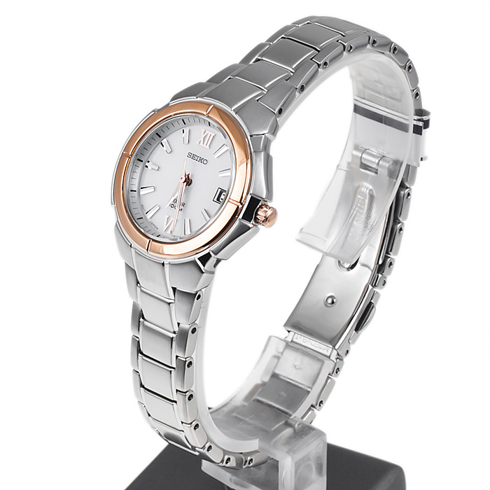 Seiko SUT026P1 damski zegarek Solar bransoleta - miniatura 3