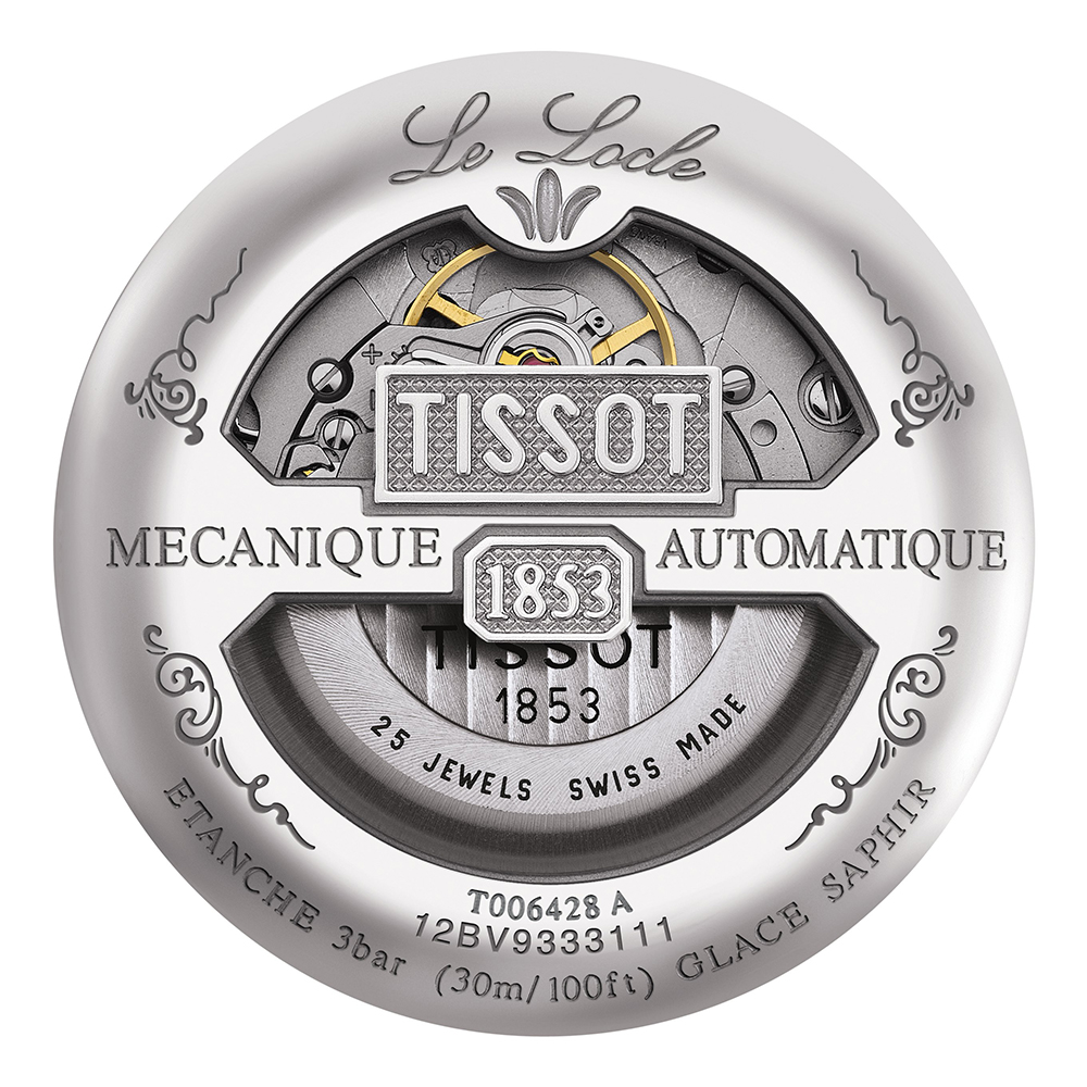 Tissot T006.428.11.038.00 Le Locle LE LOCLE AUTOMATIQUE Petite Seconde zegarek męski elegancki szafirowe - miniatura 5