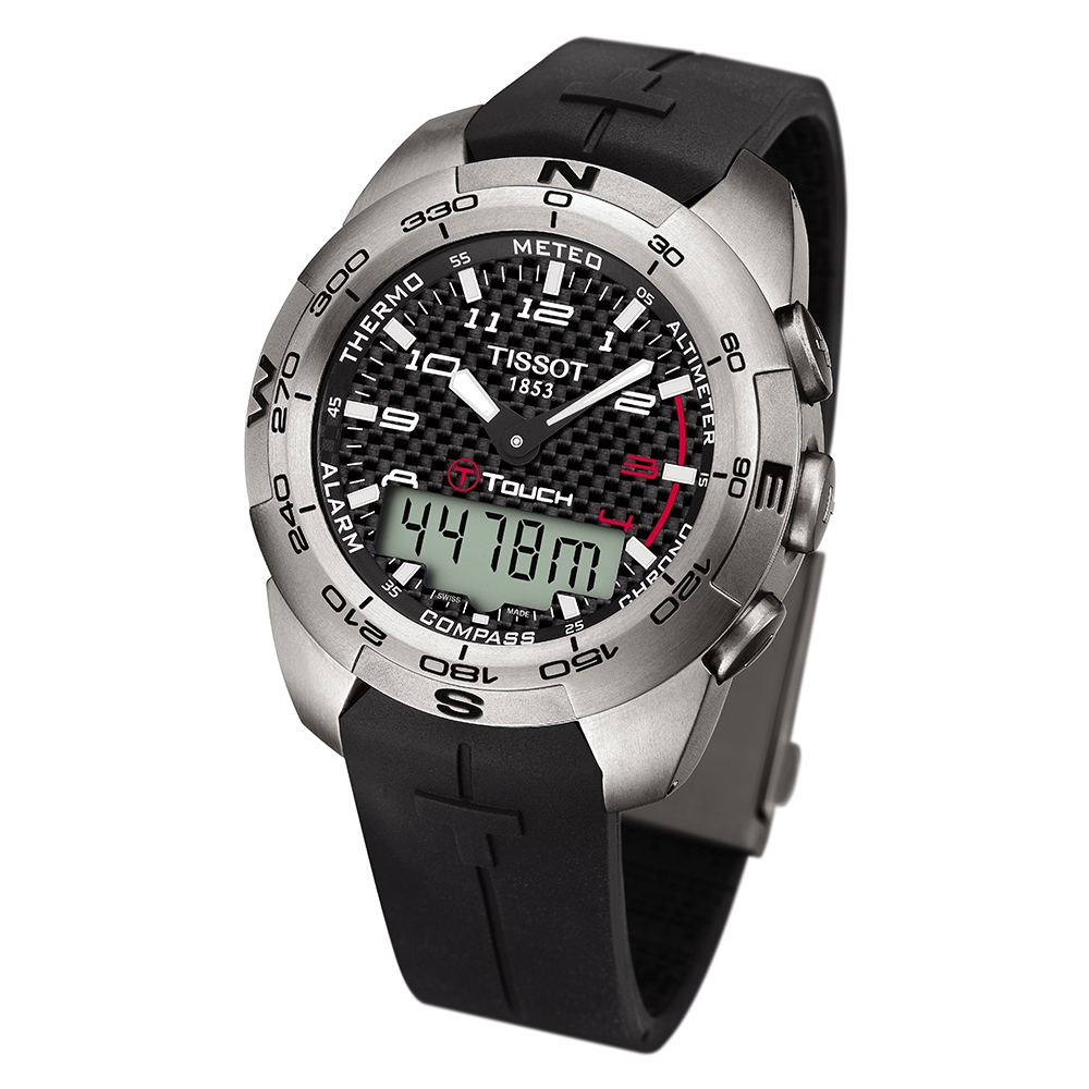 Tissot T013.420.47.202.00 zegarek męski T-Touch Expert - miniatura 2