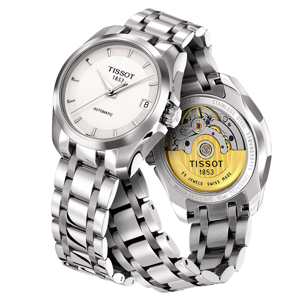 Tissot T035.207.11.011.00 zegarek damski Couturier - miniatura 2