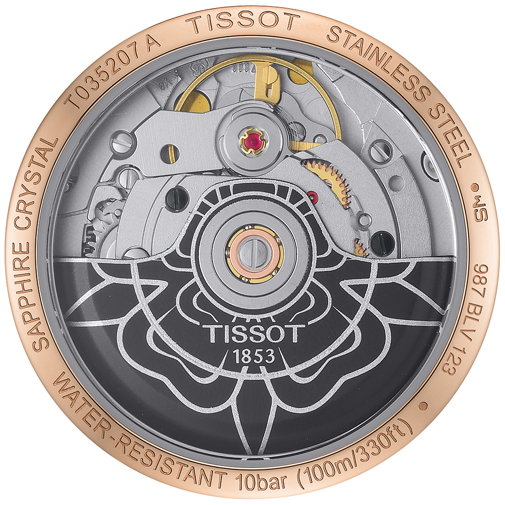 Tissot T035.207.36.031.00 damski zegarek Couturier pasek - miniatura 3