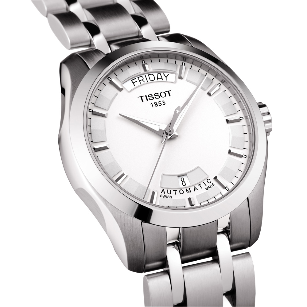 Tissot T035.407.11.031.00 zegarek męski Couturier - miniatura 2