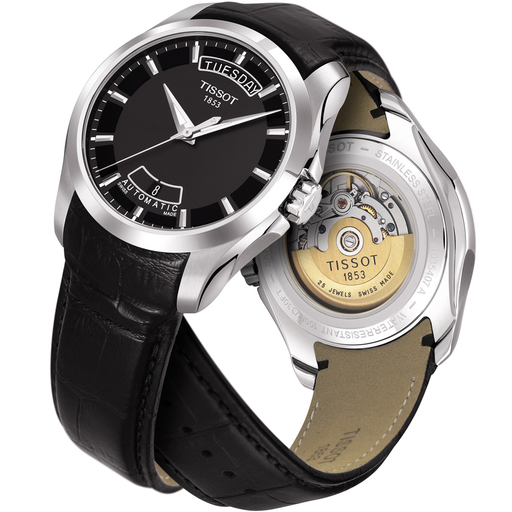 Tissot T035.407.16.051.00 zegarek męski Couturier - miniatura 2
