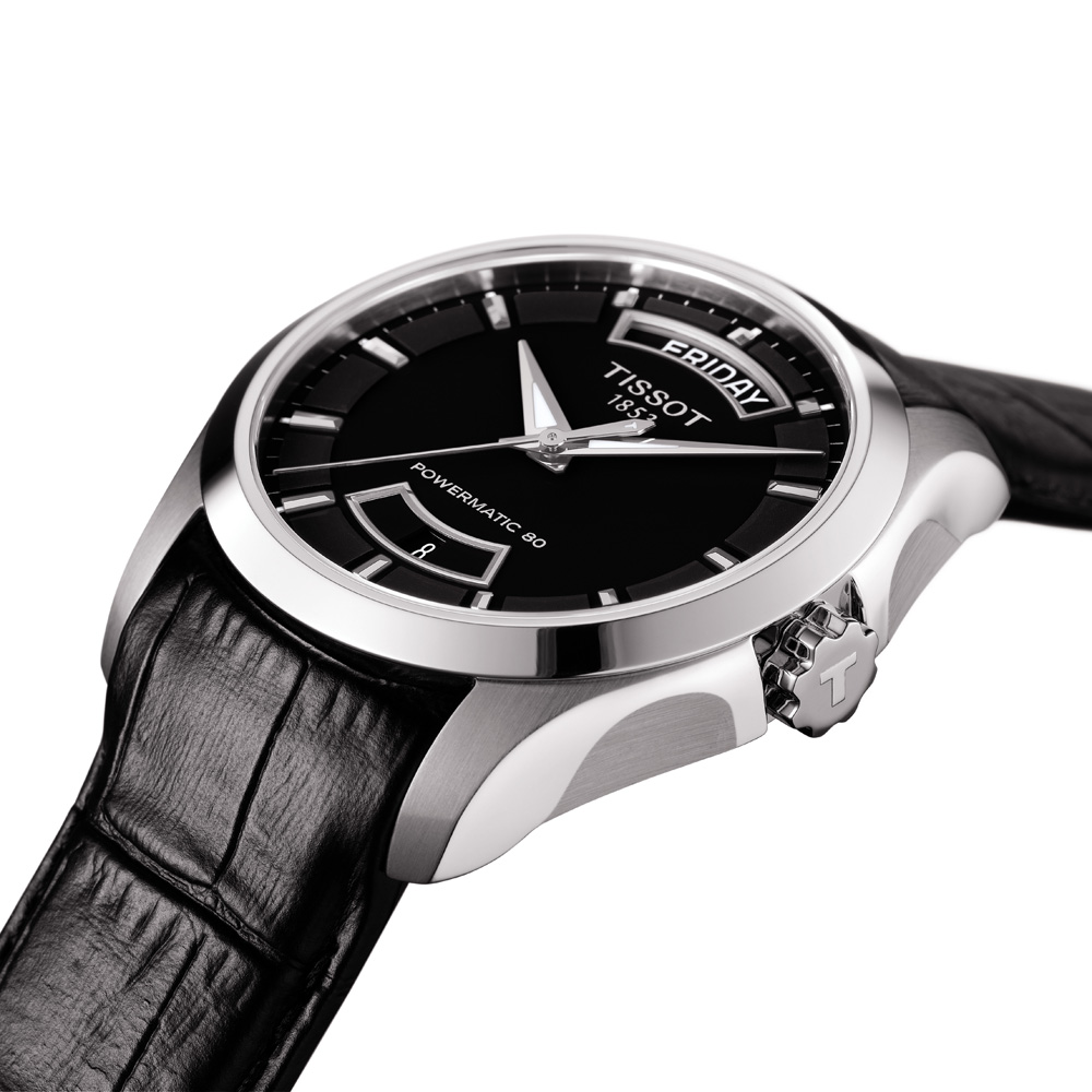Tissot T035.407.16.051.02 męski zegarek Couturier pasek - miniatura 3