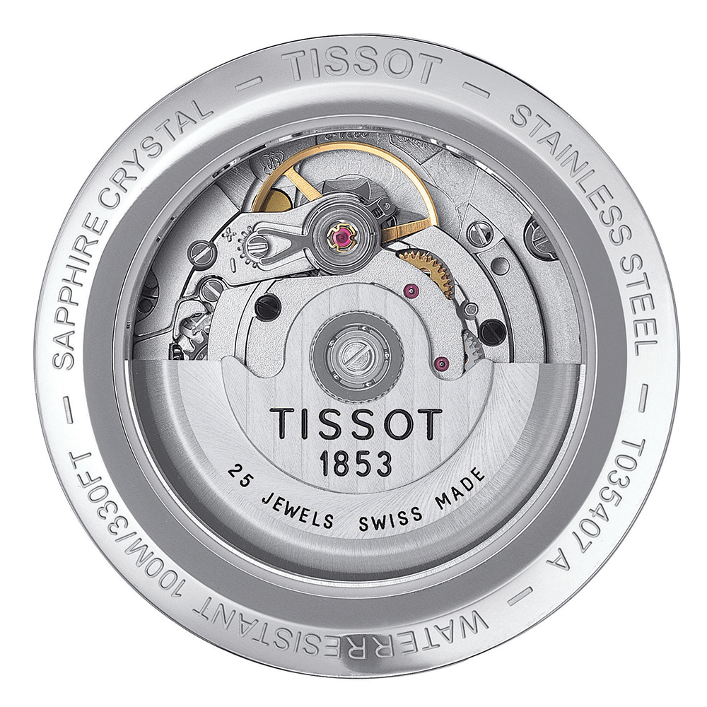 Tissot T035.407.36.051.00 męski zegarek Couturier pasek - miniatura 3