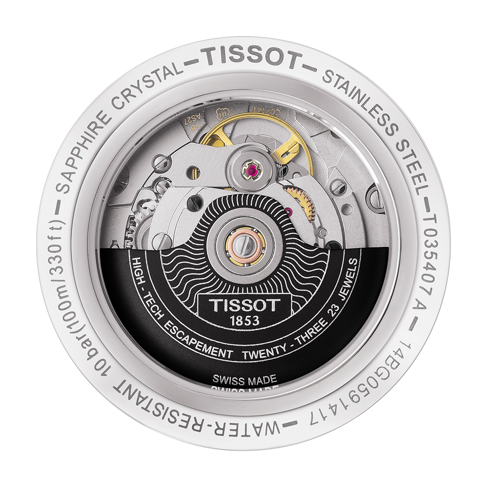 Tissot T035.407.36.051.01 zegarek męski Couturier - miniatura 2