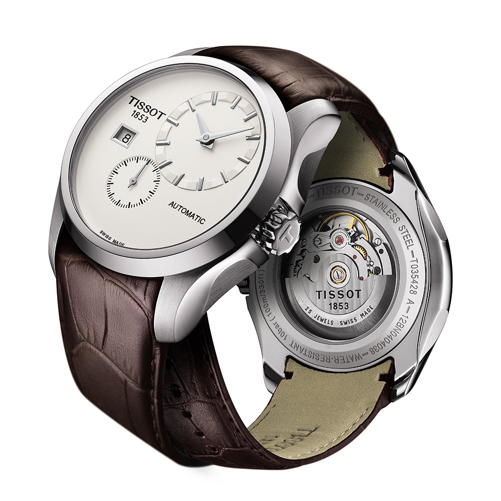 Tissot T035.428.16.031.00 zegarek męski Couturier - miniatura 2