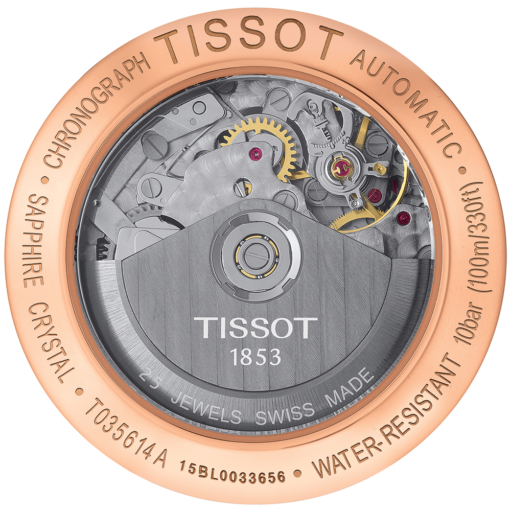 zegarek Tissot T035.614.36.051.00 COUTURIER AUTOMATIC CHRONOGRAPH VALJOUX męski z tachometr Couturier - miniatura 3