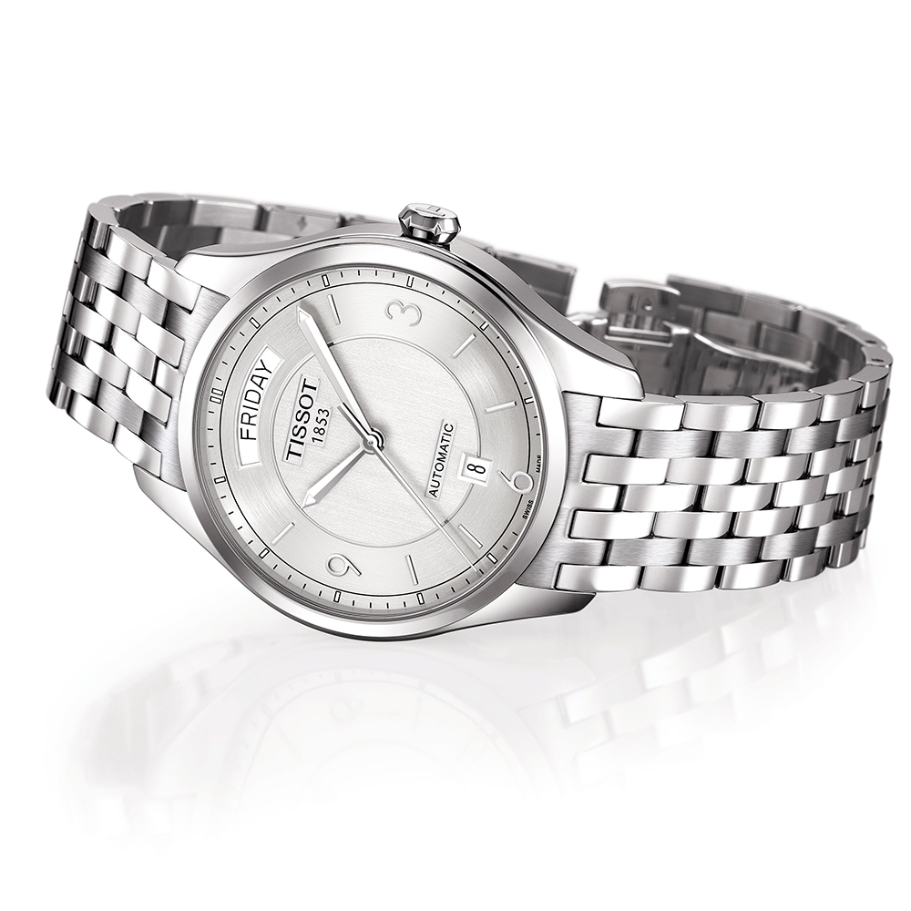 Tissot T038.430.11.037.00 męski zegarek T-One bransoleta - miniatura 3