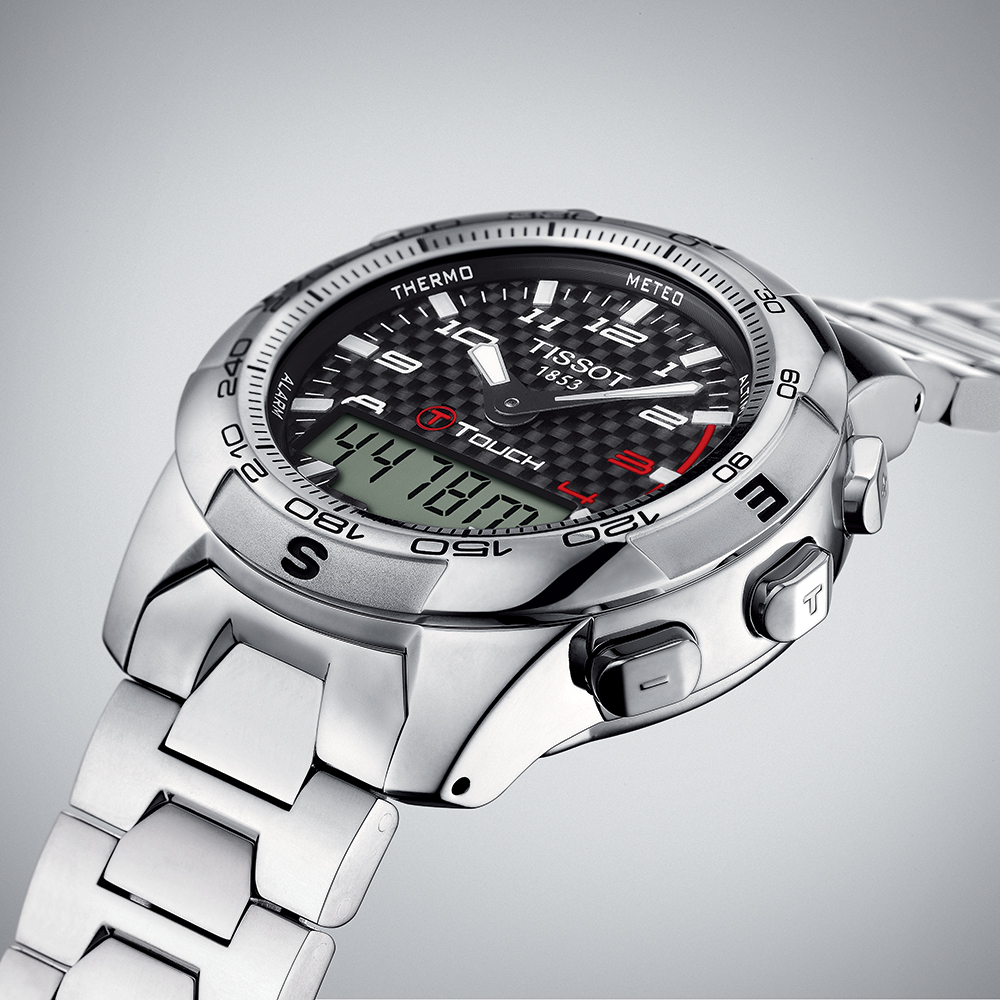 Tissot T047.420.44.207.00 zegarek męski T-Touch II - miniatura 2