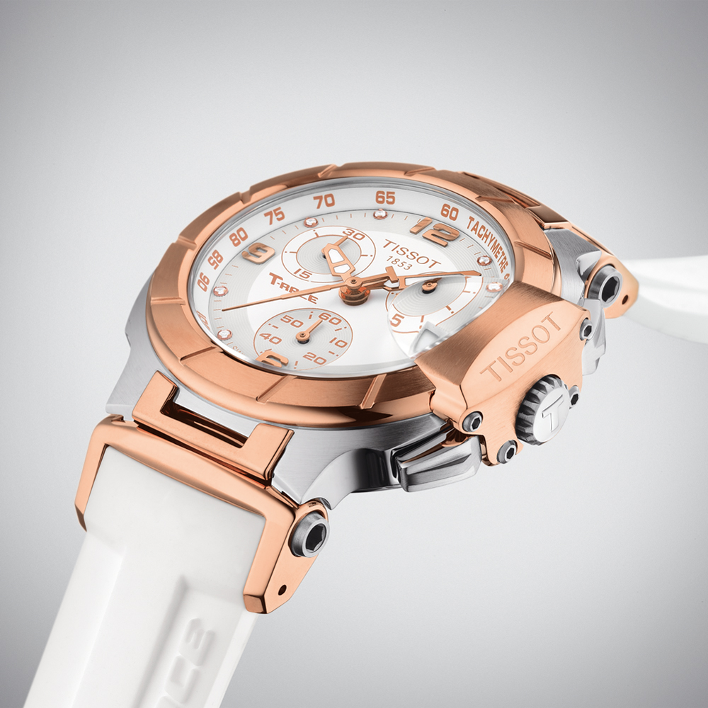 zegarek Tissot T048.217.27.016.01 T-RACE Chronograph Lady damski z tachometr T-Race - miniatura 3