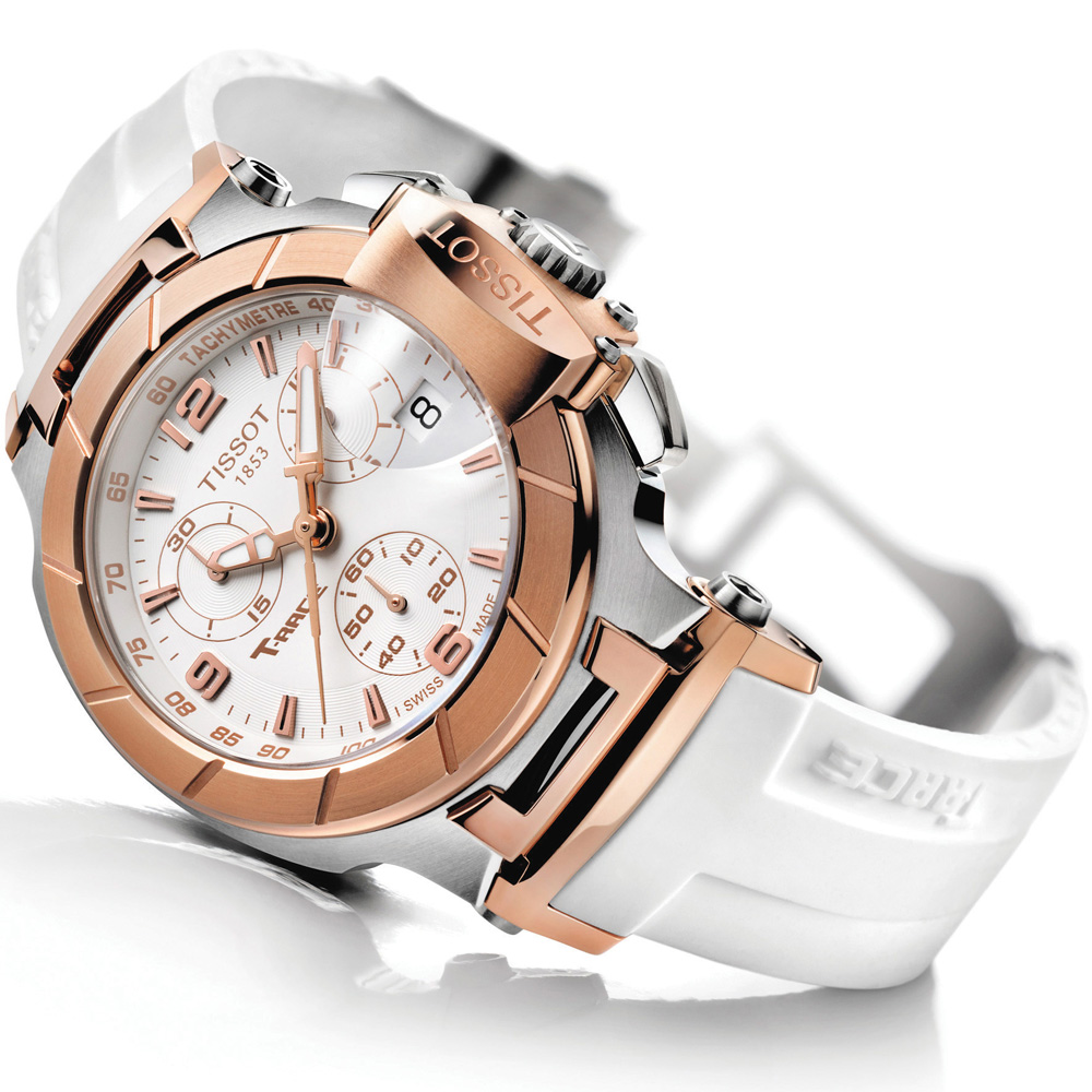 Tissot T048.217.27.017.00 zegarek damski T-Race - miniatura 2