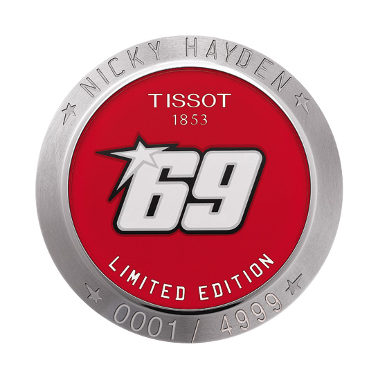 zegarek Tissot T048.417.27.017.00 NICKY HAYDEN 2013 LIMITED męski z tachometr T-Race - miniatura 3