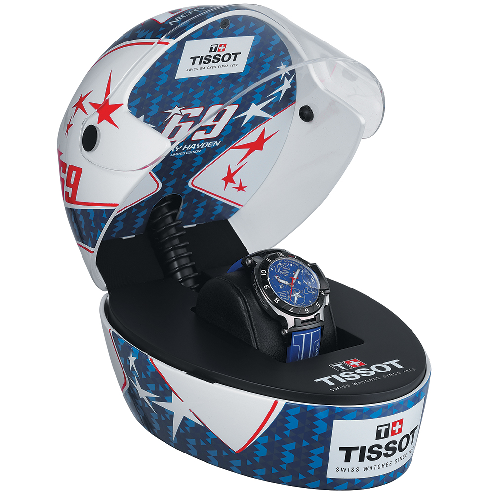 zegarek Tissot T048.417.27.047.00 Nicky Hayden 2014 Limited Edition męski z tachometr T-Race - miniatura 3