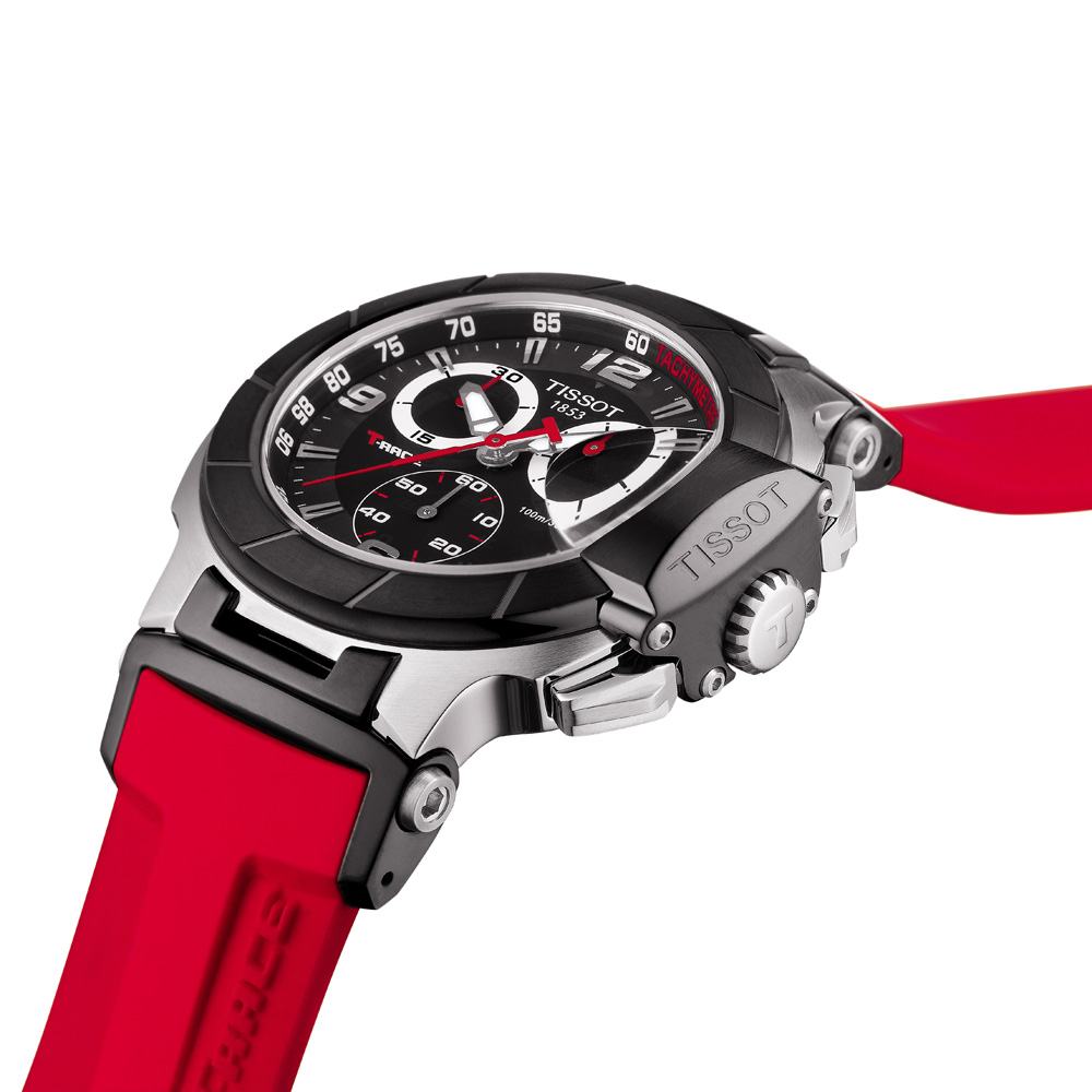 zegarek Tissot T048.417.27.057.01 T-RACE CHRONOGRAPH męski z tachometr T-Race - miniatura 3
