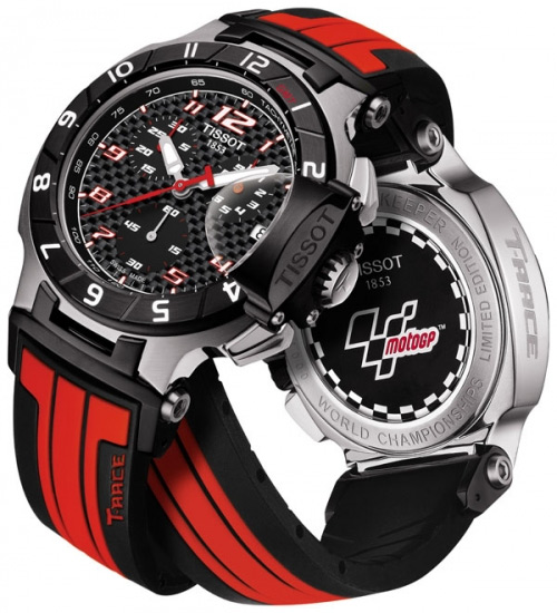 Tissot T048.417.27.207.01 Moto GP 2014 Limited Edition T-Race sportowy zegarek srebrny - miniatura 6